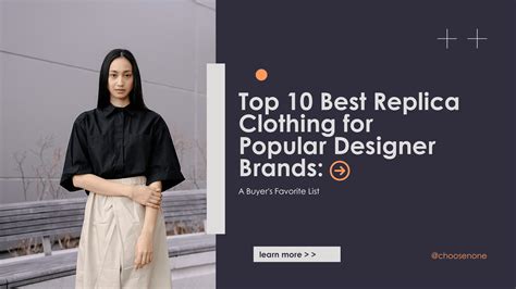 best replica clothing brands